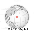 Outline Map of the Area around 26° 50' 27" N, 162° 25' 30" E, rectangular outline