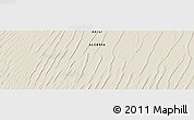 Shaded Relief Panoramic Map of the area around 26° 50' 27" N, 1° 37' 30" W