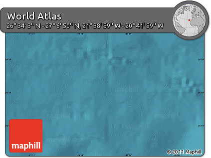 Satellite Map of the Area around 26° 50' 27" N, 21° 10' 29" W