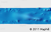 Physical Panoramic Map of the area around 26° 50' 27" N, 27° 58' 30" W