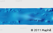 Shaded Relief Panoramic Map of the area around 26° 50' 27" N, 27° 58' 30" W