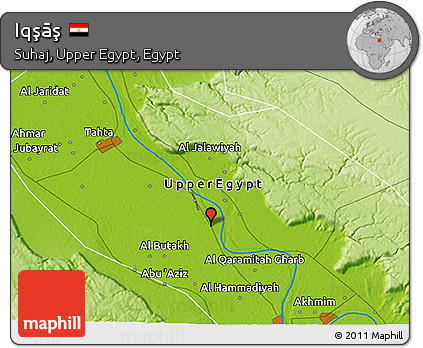 Physical 3D Map of Iqşāş