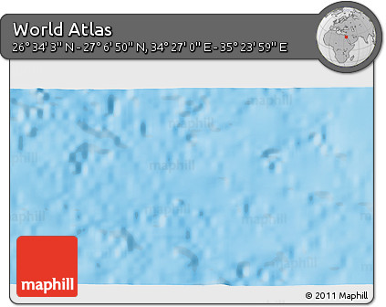 Physical 3D Map of the Area around 26° 50' 27" N, 34° 55' 29" E