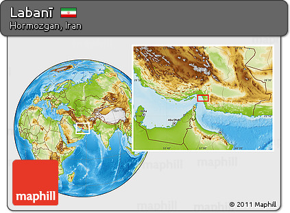 Physical Location Map of Labanī