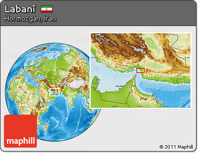 Physical Location Map of Labanī
