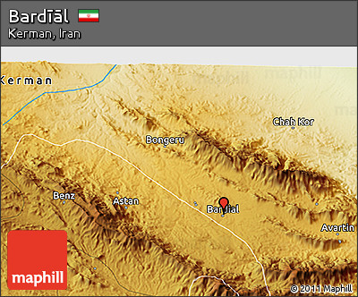 Physical 3D Map of Bardīāl