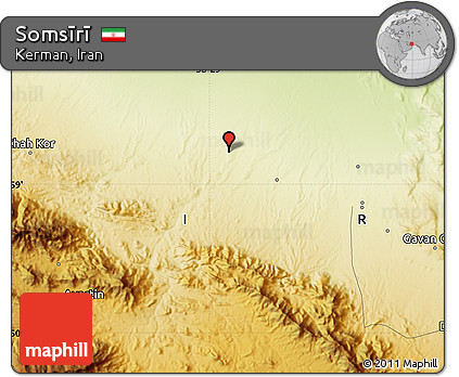 Physical Map of Somsīrī