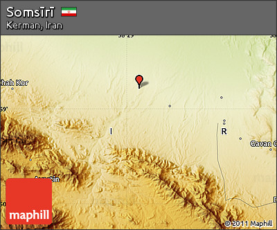 Physical Map of Somsīrī