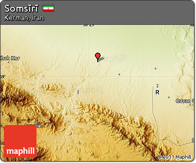 Physical Map of Somsīrī
