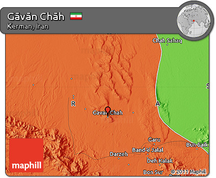 Political Map of Gāvān Chāh