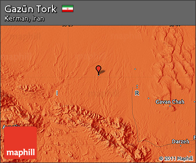 Political Map of Gazūn Tork