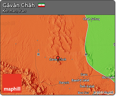 Political Map of Gāvān Chāh
