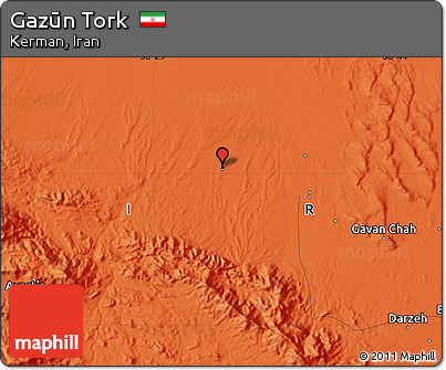 Political Map of Gazūn Tork