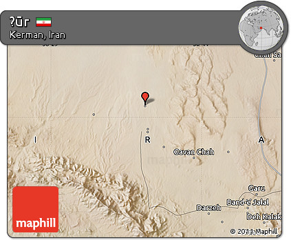 Satellite Map of Ḩūr
