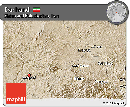 Satellite 3D Map of Dachand