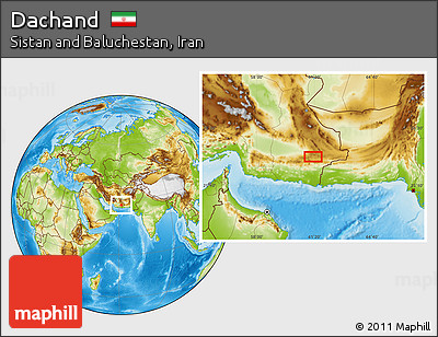 Physical Location Map of Dachand