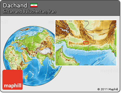 Physical Location Map of Dachand