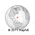 Outline Map of the Area around 26° 50' 27" N, 61° 7' 30" W, rectangular outline