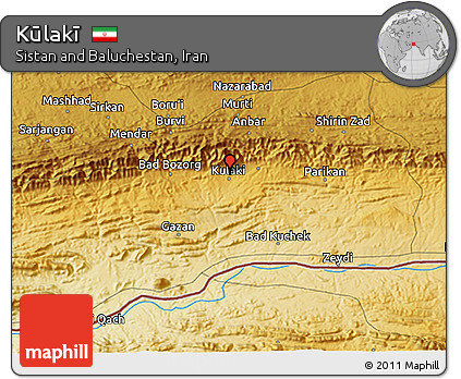 Physical 3D Map of Kūlakī