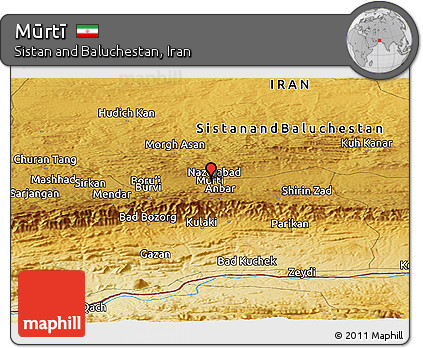 Physical Panoramic Map of Mūrtī