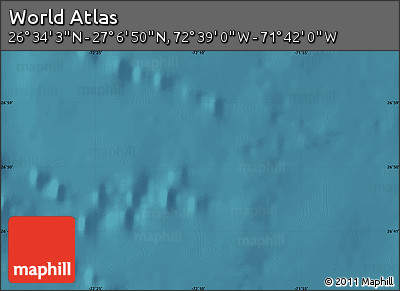Satellite Map of the Area around 26° 50' 27" N, 72° 10' 30" W