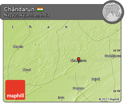 Physical Map of Chāndarun