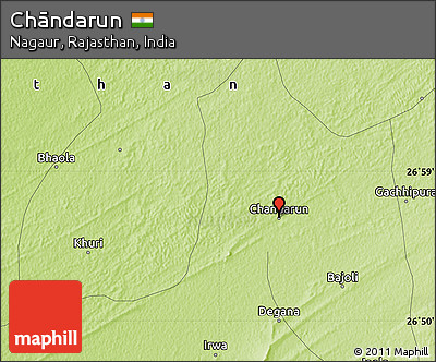 Physical Map of Chāndarun