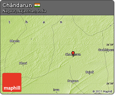 Physical Map of Chāndarun