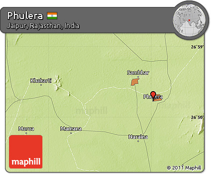 Physical Map of Phulera