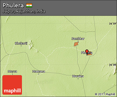 Physical Map of Phulera