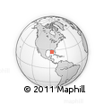 Outline Map of the Area around 26° 50' 27" N, 86° 37' 30" W, rectangular outline