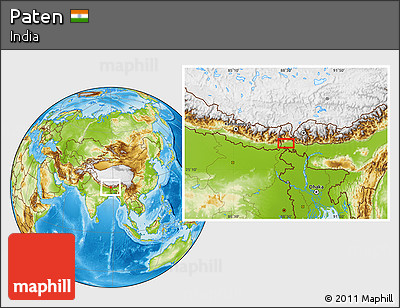 Physical Location Map of Paten