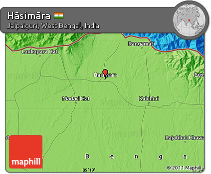Hasimara West Bengal Map Free Political Map Of Hāsimāra
