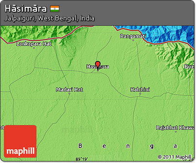 Hasimara West Bengal Map Free Political Map Of Hāsimāra