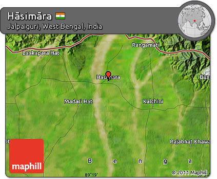 Hasimara West Bengal Map Free Satellite Map Of Hāsimāra