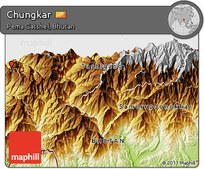 Physical 3D Map of Chungkar