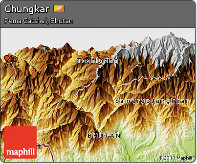 Physical 3D Map of Chungkar