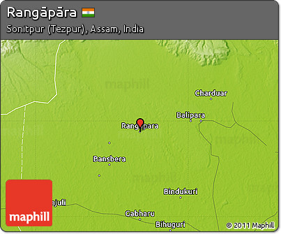 Physical Map of Rangāpāra