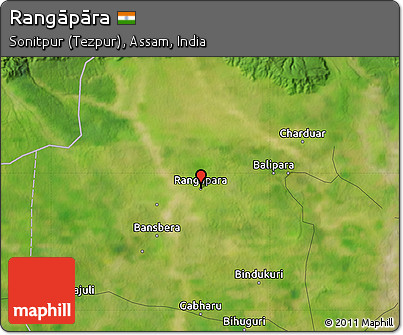 Satellite Map of Rangāpāra