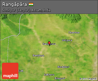 Satellite Map of Rangāpāra