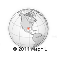 Outline Map of the Area around 26° 50' 27" N, 92° 34' 29" W, rectangular outline