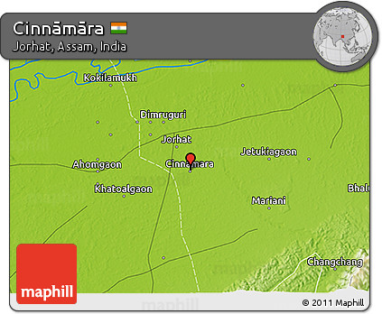 Physical 3D Map of Cinnāmāra