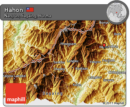 Physical 3D Map of Hahon
