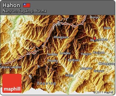 Physical 3D Map of Hahon