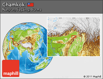 Physical Location Map of Chamkok