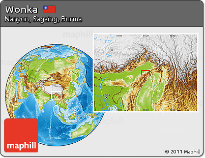 Physical Location Map of Wonka