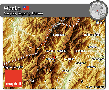 Physical Map of Wonka