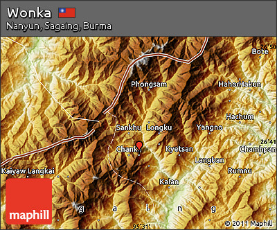 Physical Map of Wonka