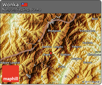 Physical Map of Wonka