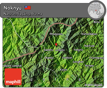 Satellite Map of Noknyu